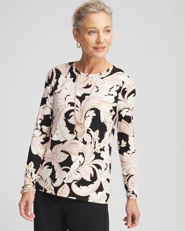 Touch of Cool Swirl Layering Tee - image 1